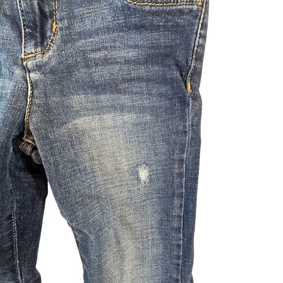 The Children's Place Jeans Girls 6 Bootcut Distressed Adjustable Waist (W22 L16) - Picture 3 of 9